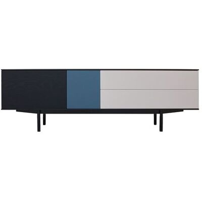 Non communiqué Buffet TV PIROTAIS chêne massif et laqué 2 tiroirs 2 portes - 180L x 44P chêne - Publicité Non communiqué Buffet TV PIROTAIS chêne massif et laqué 2 tiroirs 2 portes - 180L x 44P chêne - Publicité
