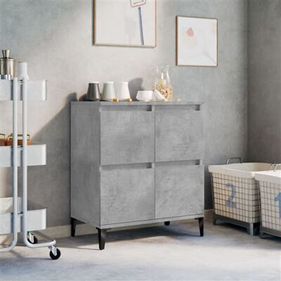 Non communiqué vidaXL Buffet Gris béton 60x35x70 cm Bois d'ingénierie821168 Gris - Publicité Non communiqué vidaXL Buffet Gris béton 60x35x70 cm Bois d'ingénierie821168 Gris - Publicité