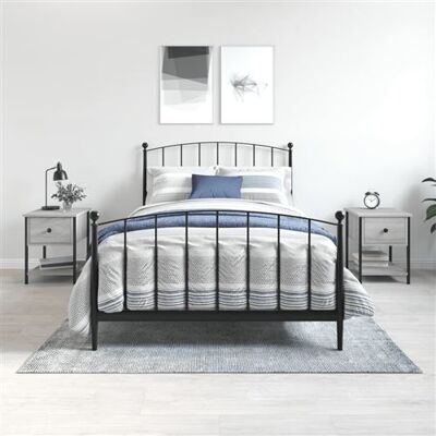 Non communiqué vidaXL Tables de Chevet 2 pcs, Armoires de Nuit avec Pieds Réglables, Armoires de Lit avec Rangement, Tables d'Appoint Chambre, Moderne, Sonoma Gris Bois Ingénierie Gris - Publicité Non communiqué vidaXL Tables de Chevet 2 pcs, Armoires de Nuit avec Pieds Réglables, Armoires de Lit avec Rangement, Tables d'Appoint Chambre, Moderne, Sonoma Gris Bois Ingénierie Gris - Publicité