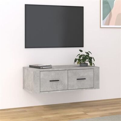 Non communiqué vidaXL Meuble TV suspendu Gris béton 80x36x25 cm Bois d'ingénierie816836 Gris - Publicité Non communiqué vidaXL Meuble TV suspendu Gris béton 80x36x25 cm Bois d'ingénierie816836 Gris - Publicité