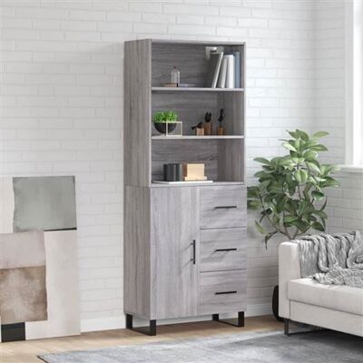 Non communiqué vidaXL Buffet Haut, Armoire de Rangement avec Pieds, Meuble de Rangement, Organisateur Salon Salle de Séjour, Sonoma Gris Bois d'Ingénierie 3189475 Gris - Publicité Non communiqué vidaXL Buffet Haut, Armoire de Rangement avec Pieds, Meuble de Rangement, Organisateur Salon Salle de Séjour, Sonoma Gris Bois d'Ingénierie 3189475 Gris - Publicité