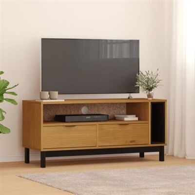 Non communiqué vidaXL Meuble TV FLAM 110x40x50 cm bois massif de pin 357820 Multicolore - Publicité Non communiqué vidaXL Meuble TV FLAM 110x40x50 cm bois massif de pin 357820 Multicolore - Publicité