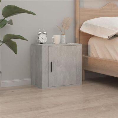 Non communiqué vidaXL Table de chevet murale Gris béton 50x30x47 cm816872 Gris - Publicité Non communiqué vidaXL Table de chevet murale Gris béton 50x30x47 cm816872 Gris - Publicité