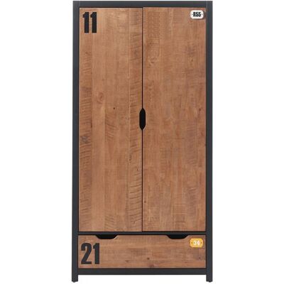 Garde-robe beige Vipack Alex - 2 portes, chambre enfant ou jeune - Publicité Garde-robe beige Vipack Alex - 2 portes, chambre enfant ou jeune - Publicité