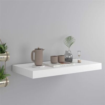 Non communiqué Étagère murale flottante blanc 50x23x3,8 cm MDF Blanc - Publicité Non communiqué Étagère murale flottante blanc 50x23x3,8 cm MDF Blanc - Publicité