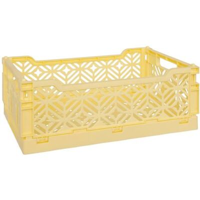 Non communiqué Atmosphera for Kids - Cagette Pliante Empilable "Arry" 31cm Jaune Jaune - Publicité Non communiqué Atmosphera for Kids - Cagette Pliante Empilable "Arry" 31cm Jaune Jaune - Publicité