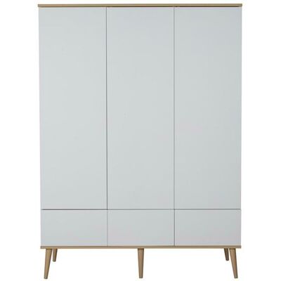 Armoire Quax Flow XL Blanc et Chêne - Design Minimaliste - Publicité Armoire Quax Flow XL Blanc et Chêne - Design Minimaliste - Publicité