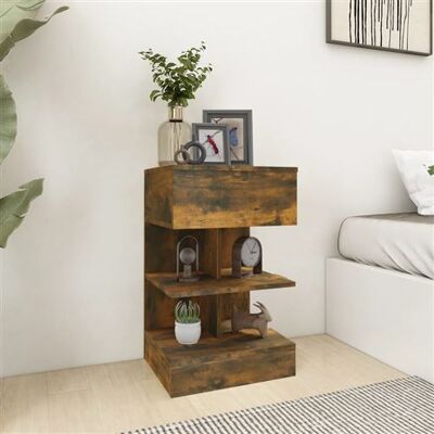 Non communiqué vidaXL Table de chevet Chêne fumé 40x35x65 cm Bois d'ingénierie816041 Marron - Publicité Non communiqué vidaXL Table de chevet Chêne fumé 40x35x65 cm Bois d'ingénierie816041 Marron - Publicité