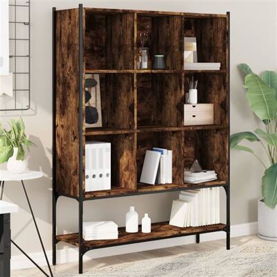 Non communiqué vidaXL Bibliothèque chêne fumé 102x30x141,5 cm bois d'ingénierie3214331 Marron - Publicité Non communiqué vidaXL Bibliothèque chêne fumé 102x30x141,5 cm bois d'ingénierie3214331 Marron - Publicité