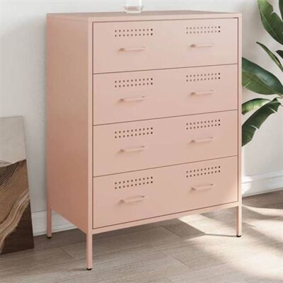Non communiqué vidaXL Buffet rose 68x39x89 cm acier, armoire, placard, buffet haut, armoire latérale, armoire de rangement, organisateur de 842983 Rose - Publicité Non communiqué vidaXL Buffet rose 68x39x89 cm acier, armoire, placard, buffet haut, armoire latérale, armoire de rangement, organisateur de 842983 Rose - Publicité