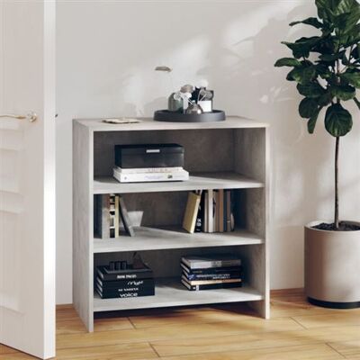 Buffet vidaXL Gris Béton 70x40,5x75 cm Bois contrôlé - Buffet en Gris - Publicité Buffet vidaXL Gris Béton 70x40,5x75 cm Bois contrôlé - Buffet en Gris - Publicité