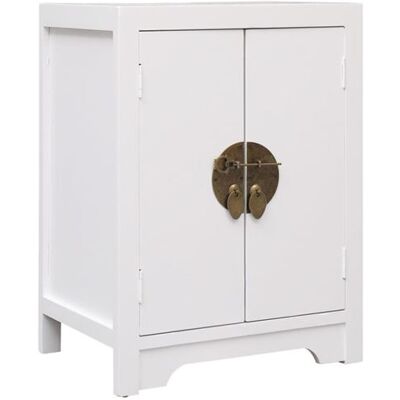 Non communiqué Table de chevet Blanc 38 x 28 x 52 cm Bois de Paulownia Blanc - Publicité Non communiqué Table de chevet Blanc 38 x 28 x 52 cm Bois de Paulownia Blanc - Publicité