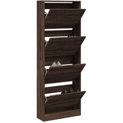Non communiqué vidaXL Armoire à chaussures chêne marron 60x21x163,5cm bois ingénierie Marron - Publicité Non communiqué vidaXL Armoire à chaussures chêne marron 60x21x163,5cm bois ingénierie Marron - Publicité