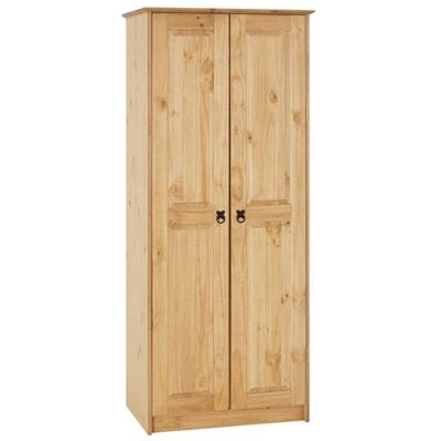 Idimex Armoire en pin BARRIO style mexicain, 2 portes, finition teintée/cirée Naturel - Publicité Idimex Armoire en pin BARRIO style mexicain, 2 portes, finition teintée/cirée Naturel - Publicité