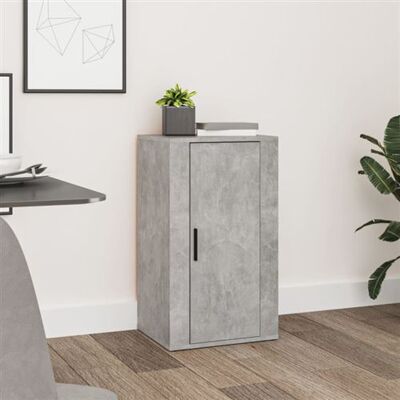 Non communiqué Buffet Gris béton 40x33x70 cm Bois d ingénierie Gris - Publicité Non communiqué Buffet Gris béton 40x33x70 cm Bois d ingénierie Gris - Publicité