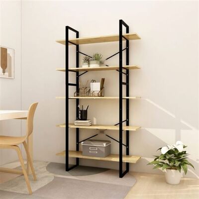 Non communiqué vidaXL Boekenkast met 5 schappen 100x30x175 cm massief grenenhout3082003 Brun - Publicité Non communiqué vidaXL Boekenkast met 5 schappen 100x30x175 cm massief grenenhout3082003 Brun - Publicité