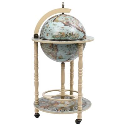 Non communiqué Bar sous forme de globe Bois d eucalyptus Bleu Bleu - Publicité Non communiqué Bar sous forme de globe Bois d eucalyptus Bleu Bleu - Publicité
