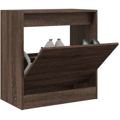 Non communiqué Armoire à chaussures chêne marron 60x34x63,5 cm bois ingénierie Chêne Marron - Publicité Non communiqué Armoire à chaussures chêne marron 60x34x63,5 cm bois ingénierie Chêne Marron - Publicité