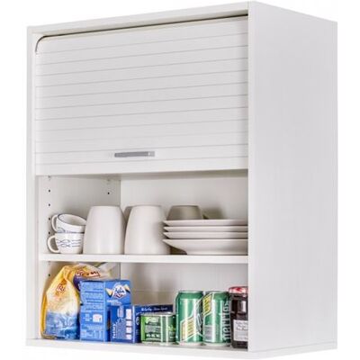 Simmob Meuble de Cuisine Haut Blanc 2 Etagères L 60 cm H 72 cm P 35 cm - L 60 x l 35 x H 72 cm Blanc - Publicité Simmob Meuble de Cuisine Haut Blanc 2 Etagères L 60 cm H 72 cm P 35 cm - L 60 x l 35 x H 72 cm Blanc - Publicité