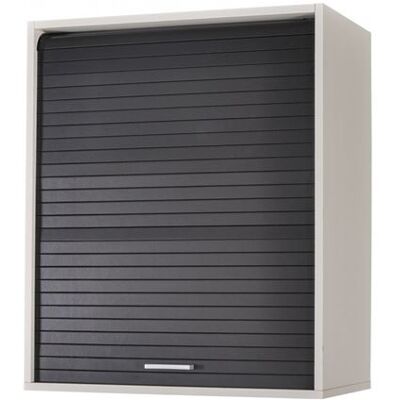 Simmob Meuble Cuisine Blanc Rideau Noir Chêne ou Alu 4 Niches L 60 H 72 P 35 cm - Noir - L 60 x l 35 x H 72 cm Blanc - Publicité Simmob Meuble Cuisine Blanc Rideau Noir Chêne ou Alu 4 Niches L 60 H 72 P 35 cm - Noir - L 60 x l 35 x H 72 cm Blanc - Publicité
