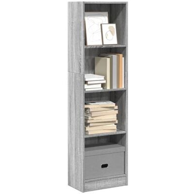 Non communiqué vidaXL Bibliothèque sonoma gris 40x24x143 cm bois d'ingénierie857788 Gris - Publicité Non communiqué vidaXL Bibliothèque sonoma gris 40x24x143 cm bois d'ingénierie857788 Gris - Publicité