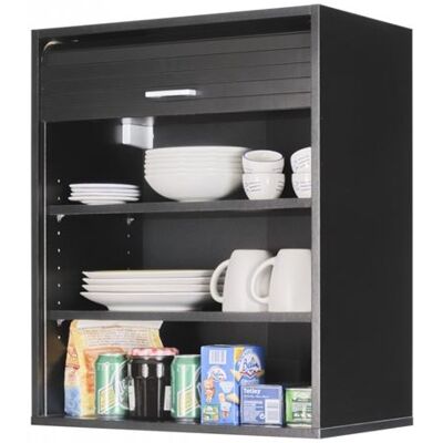 COOK Placard de Cuisine Noir 60x35x72 cm - Publicité COOK Placard de Cuisine Noir 60x35x72 cm - Publicité