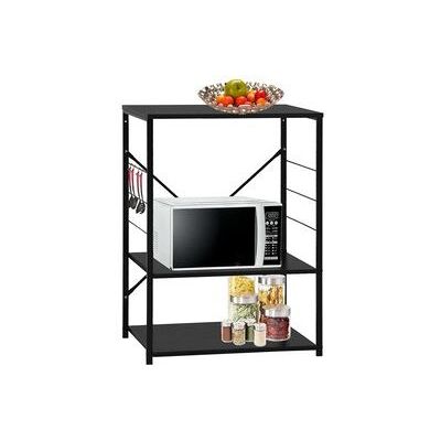 Non communiqué Armoire à four à micro-ondes noir 60x39,6x79,5 cm aggloméré Noir - Publicité Non communiqué Armoire à four à micro-ondes noir 60x39,6x79,5 cm aggloméré Noir - Publicité