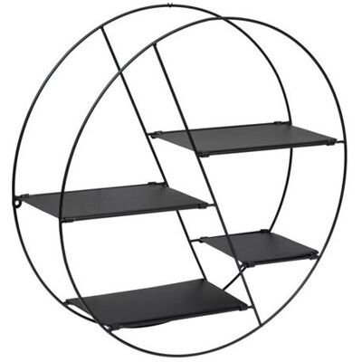 Non communiqué Atmosphera Créateur d'intérieur - Étagère Murale en Métal "Lara" 50cm Noir Noir - Publicité Non communiqué Atmosphera Créateur d'intérieur - Étagère Murale en Métal "Lara" 50cm Noir Noir - Publicité