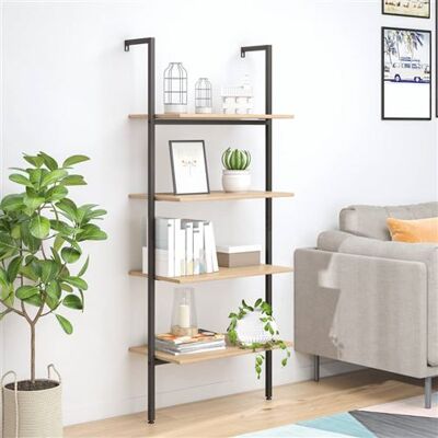 Non communiqué vidaXL Étagère inclinée à 4 niveaux Marron clair et noir 64x35x152,5cm336382 Brun - Publicité Non communiqué vidaXL Étagère inclinée à 4 niveaux Marron clair et noir 64x35x152,5cm336382 Brun - Publicité