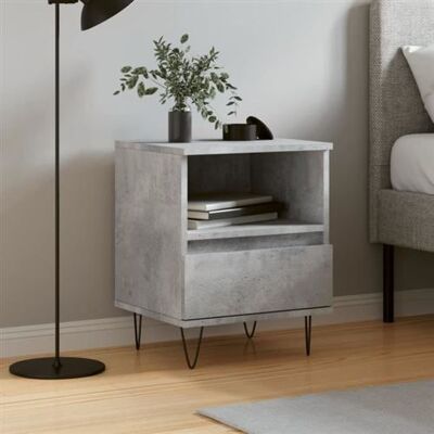 Non communiqué vidaXL Table de chevet gris béton 40x35x50 cm bois d’ingénierie 830628 Gris - Publicité Non communiqué vidaXL Table de chevet gris béton 40x35x50 cm bois d’ingénierie 830628 Gris - Publicité