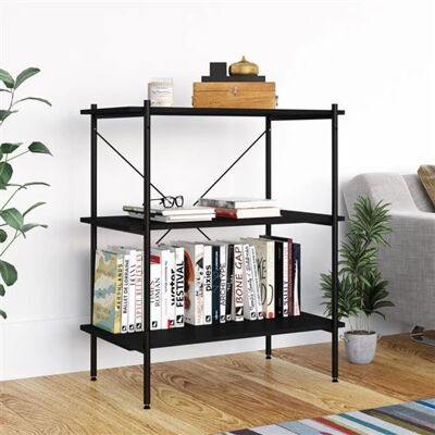 Non communiqué vidaXL Étagère à 3 niveaux Noir 80x40x92 cm336339 Noir - Publicité Non communiqué vidaXL Étagère à 3 niveaux Noir 80x40x92 cm336339 Noir - Publicité