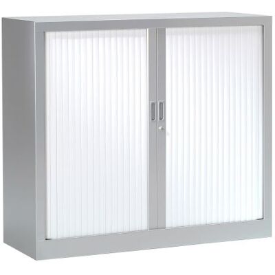 Vinco Armoire Monobloc H 70xL120xP43 cm 1 Tablette Alu Rideaux Blanc Aluminium - Blanc - Publicité Vinco Armoire Monobloc H 70xL120xP43 cm 1 Tablette Alu Rideaux Blanc Aluminium - Blanc - Publicité