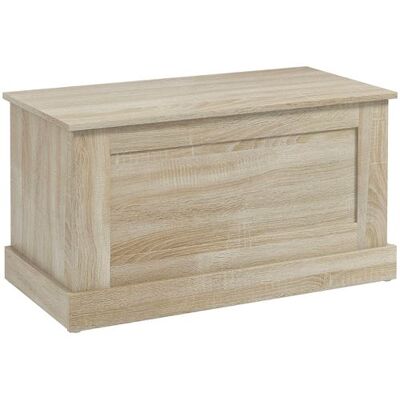 Non communiqué Coffre de rangement - coffre à jouets en bois 80 x 40 x 45 cm - bois naturel Beige - Publicité Non communiqué Coffre de rangement - coffre à jouets en bois 80 x 40 x 45 cm - bois naturel Beige - Publicité