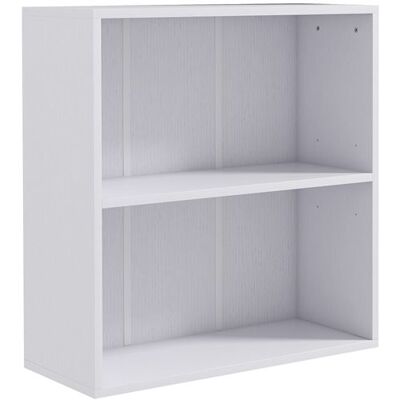 Non communiqué Bibliothèque cube - cube de rangement 2 compartiments - dim. 60 x 24 x 63 cm - blanc Blanc - Publicité Non communiqué Bibliothèque cube - cube de rangement 2 compartiments - dim. 60 x 24 x 63 cm - blanc Blanc - Publicité