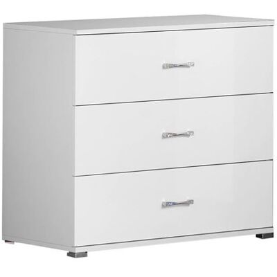 Non communiqué Commode 3 Tiroirs Laquée Blanc - FADILY - ALTOBUY Blanc - Publicité Non communiqué Commode 3 Tiroirs Laquée Blanc - FADILY - ALTOBUY Blanc - Publicité