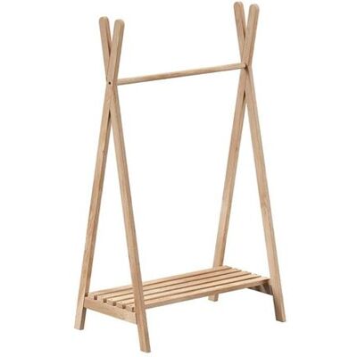 Non communiqué Portant Forme Tipi en chêne clair - LEIKY - ALTOBUY Marron - Publicité Non communiqué Portant Forme Tipi en chêne clair - LEIKY - ALTOBUY Marron - Publicité