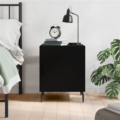 Non communiqué vidaXL Table de chevet noir 40x40x50 cm bois d’ingénierie827598 Noir - Publicité Non communiqué vidaXL Table de chevet noir 40x40x50 cm bois d’ingénierie827598 Noir - Publicité