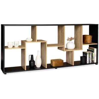IDMARKET Étagère Tania - Double Position Design Géométrique Moderne - Publicité IDMARKET Étagère Tania - Double Position Design Géométrique Moderne - Publicité