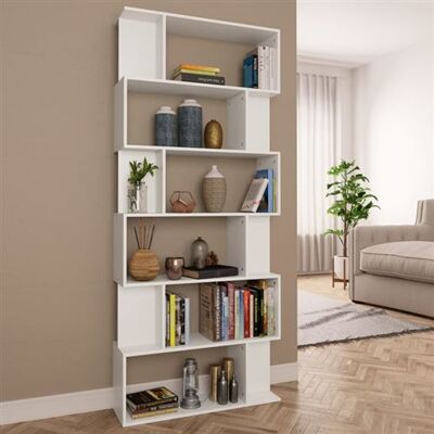 vidaXL Bibliothèque - Blanc - 80x24x192 cm - Séparateur de pièce - Publicité vidaXL Bibliothèque - Blanc - 80x24x192 cm - Séparateur de pièce - Publicité