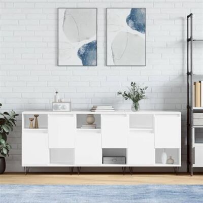 Non communiqué vidaXL Buffets 3 pcs Blanc Bois d'ingénierie 3190149 Blanc - Publicité Non communiqué vidaXL Buffets 3 pcs Blanc Bois d'ingénierie 3190149 Blanc - Publicité