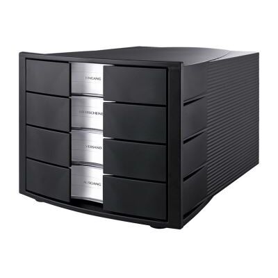 HAN HA-1010-X-13 Commode à 4 tiroirs, Impulse, noir Noir - Publicité HAN HA-1010-X-13 Commode à 4 tiroirs, Impulse, noir Noir - Publicité