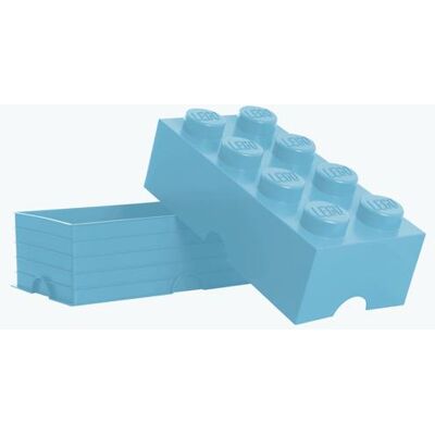LEGO pierre de stockage 8 plots 25 x 50 cm polypropylène bleu clair - Publicité LEGO pierre de stockage 8 plots 25 x 50 cm polypropylène bleu clair - Publicité