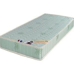 Non communiqué Luxe Matelas 100x200 Très Ferme Mousse Poli Lattex Indéformable - Face Laine Merinos 100% -Tissu à l'Aloé Vera - 19 cm King of Dreams - Publicité Non communiqué Luxe Matelas 100x200 Très Ferme Mousse Poli Lattex Indéformable - Face Laine Merinos 100% -Tissu à l'Aloé Vera - 19 cm King of Dreams - Publicité