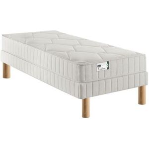 Non communiqué Ensemble simmons matelas first fr1 avec sommier avec pieds 90x190 - Publicité