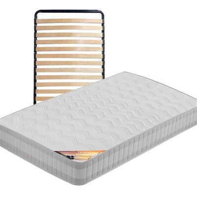 Pack Matelas + Lattes 90x190 - TAHITI - ALTOBUY - Publicité Pack Matelas + Lattes 90x190 - TAHITI - ALTOBUY - Publicité