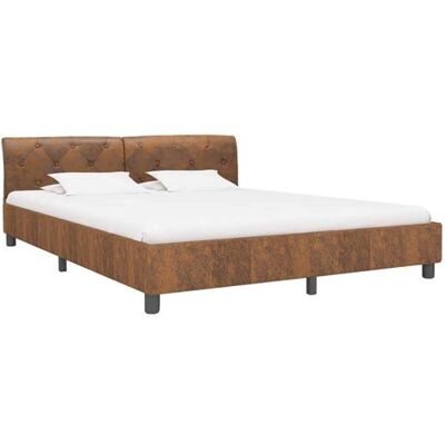Cadre de lit Vidaxl en similvelours - Mobilier chambre 180x200 cm - Publicité Cadre de lit Vidaxl en similvelours - Mobilier chambre 180x200 cm - Publicité