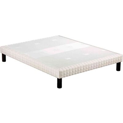 Sommier Tapissier Epeda Confort Medium 15 cm 130x190 Blanc, Blanc - Publicité Sommier Tapissier Epeda Confort Medium 15 cm 130x190 Blanc, Blanc - Publicité
