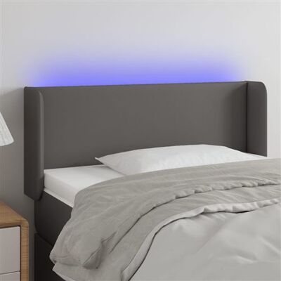 vidaXL Chevet moderne LED gris - Chevet - Publicité vidaXL Chevet moderne LED gris - Chevet - Publicité