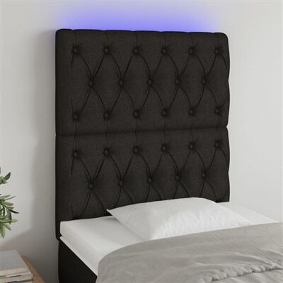 Tête de lit LED noire vidaXL - Accessoire pour lit - Publicité Tête de lit LED noire vidaXL - Accessoire pour lit - Publicité