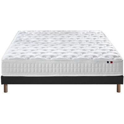 Matelas à ressorts ensachés Sealy avec sommier - 140x190cm - Soutien ferme - Publicité Matelas à ressorts ensachés Sealy avec sommier - 140x190cm - Soutien ferme - Publicité